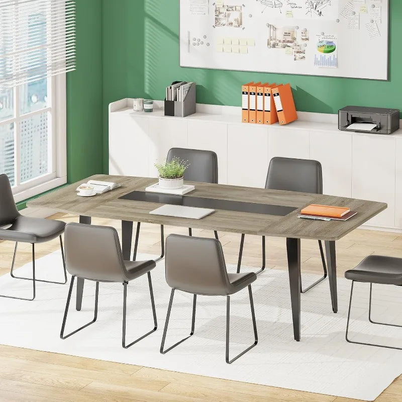 Boat Shaped Focus Conference Boardroom Table
