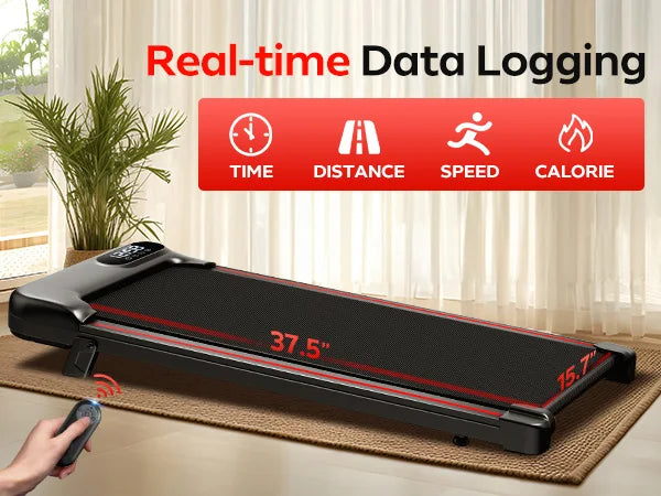 Focus Incline Walking Pad Treadmill – Compact 3-in-1 Under Desk Treadmill