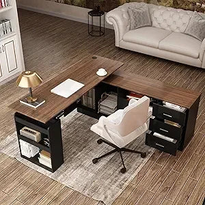 Focus Combo 70" Electric Adjustable Standing Desk with Walking Pad Treadmill