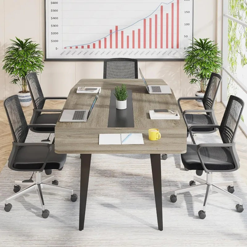 Boat Shaped Focus Conference Boardroom Table