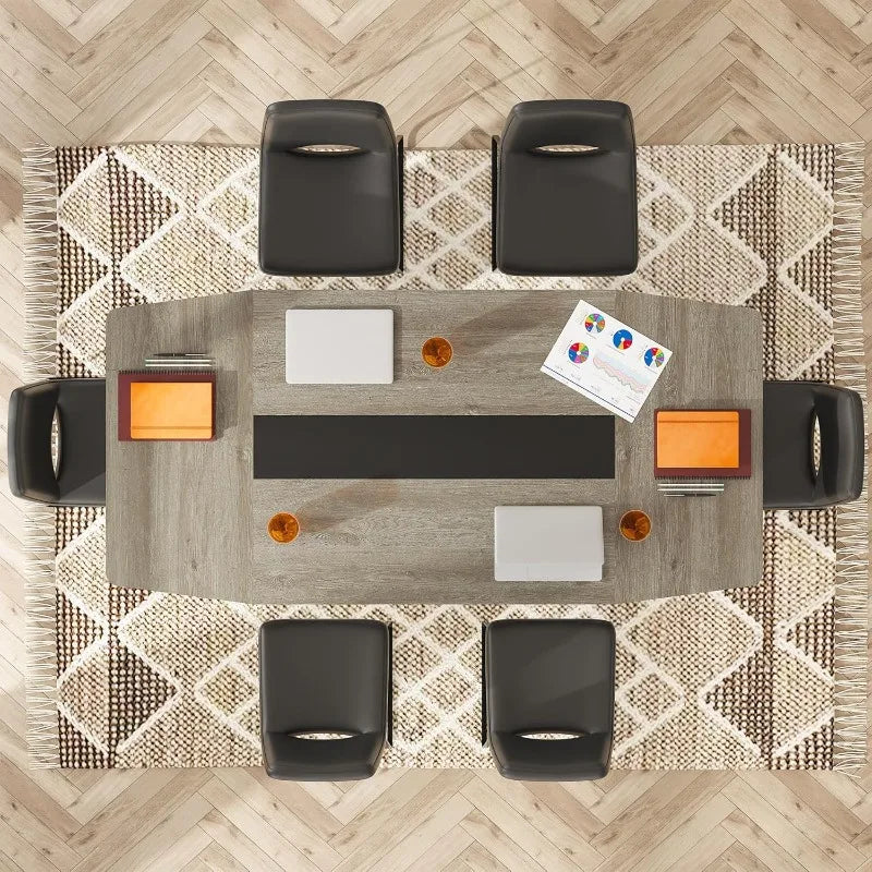 Boat Shaped Focus Conference Boardroom Table