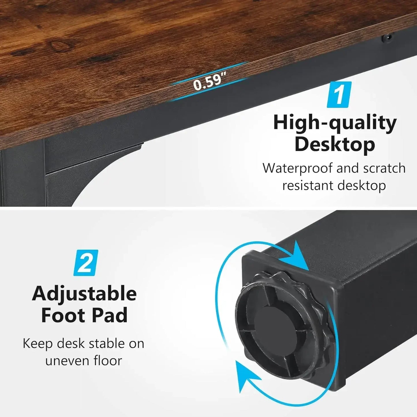 Modern Minimalist Wood Conference Table 6-8 People